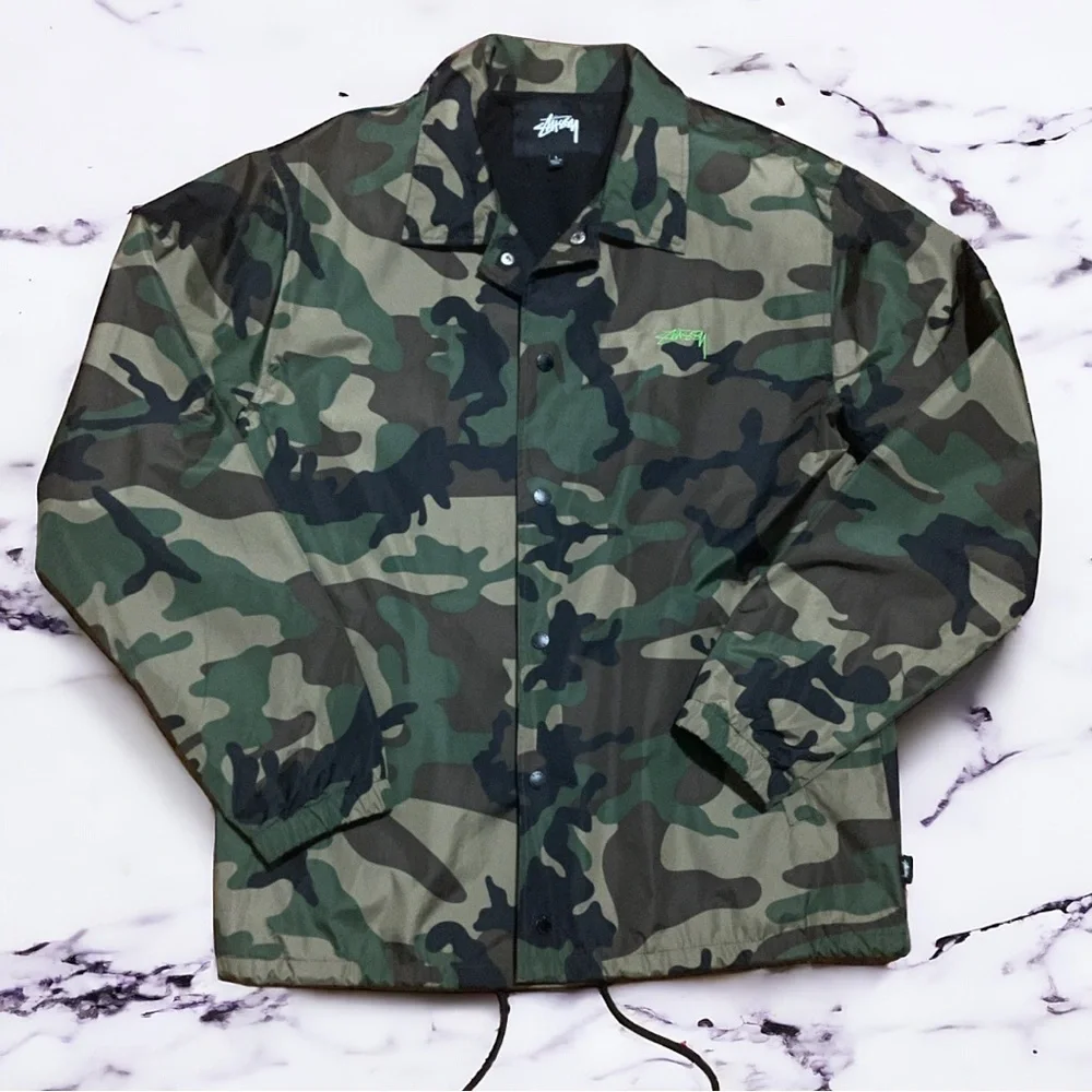 Stüssy Camo Cruize Coach Jacket! - Picture 2 of 2